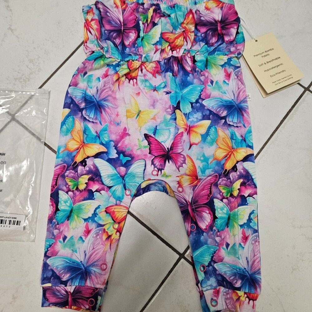 Little snuggles butterfly romper 6-9 month